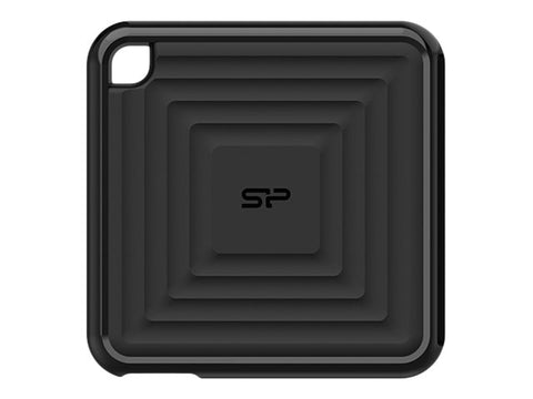 SILICON POWER External SSD PC60 240Go USB 3.2 540/500 Mo/s Black
