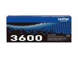 BROTHER TN-3600 Black Toner Cartridge Prints 3.000 pages