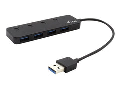 I-TEC USB 3.0 Metal HUB 4 Port with individual On/Off Switches 4xUSB 3.0 port with quick charging support BC 1.2