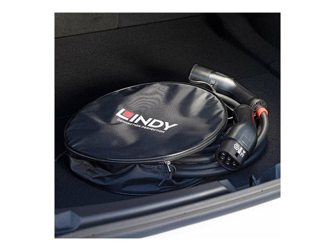 LINDY charging cable for e-vehicles Type 2 22kW 7m