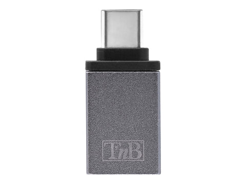 TNB Hub 4 Ports USB 2.0 Selfpowered Compatible Pc/Mac Aluminium Finish