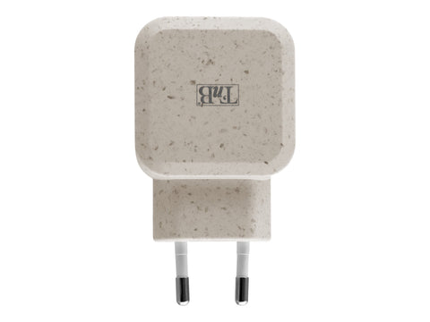 TNB USB Eco-friendly Wall Charger 2.4A Sand