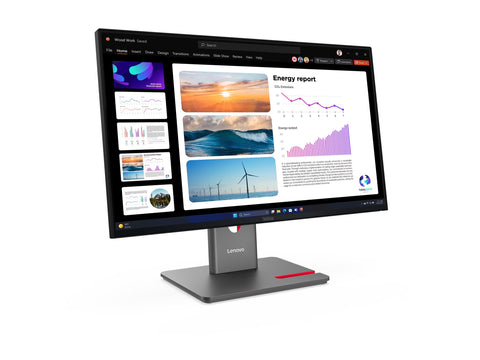 LENOVO ThinkVision P24Q-40 23.8p 2560x1440 IPS 120Hz Daisy Chain USB-C 15W Factory calibrated panel Epeat Gold TCO10