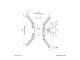 NEOMOUNTS WL40-540BL14 Support pour écran mural 32-55p - orientable - installation facile