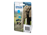 EPSON 1LB 24XL ink cartridge cyan high capacity 8.7ml 740 pages 1-pack RF-AM blister w/s