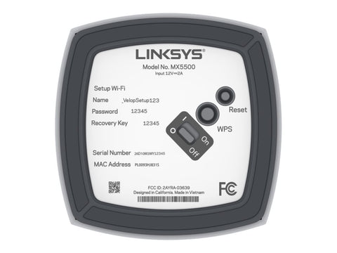 LINKSYS Atlas Pro 6 Whole-Home Mesh Wi-Fi 6 MX5501 AX5400 Dual Band 1PK