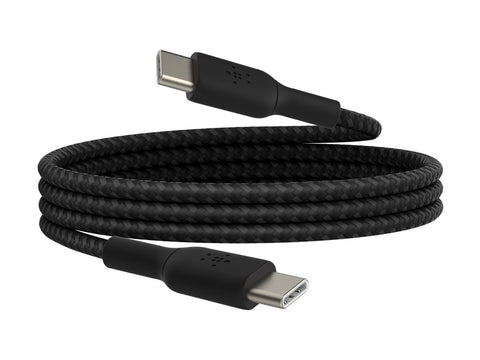 BELKIN BOOST CHARGE USB-C to USB-C 2.0 Cable Braided 1M Black