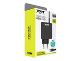 PORT DESIGNS Type C Universal Power Adapter 45W For Macbooks Notebooks Tablets Smartphones Up To 45W Type C Connector