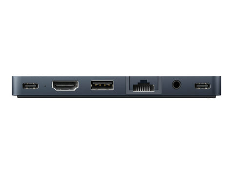 TARGUS HyperDrive Dual USB-C TB compatible 7-in-2 Hub w univ. USB-C ext adaptor - MN Blue - for all Apple MB