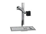 EATON TRIPPLITE Adjustable-Height Wall-Mount Sit-Stand Workstation Single-Display