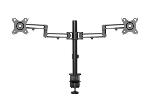 EATON TRIPPLITE Dual-Monitor Flex-Arm Desktop Clamp for 13p to 27p Displays