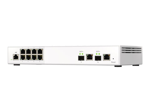 QNAP QSW-M2108-2C 8 port 2.5Gbps 2 port 10Gbps SFP+/ NBASE-T Combo web managed switch