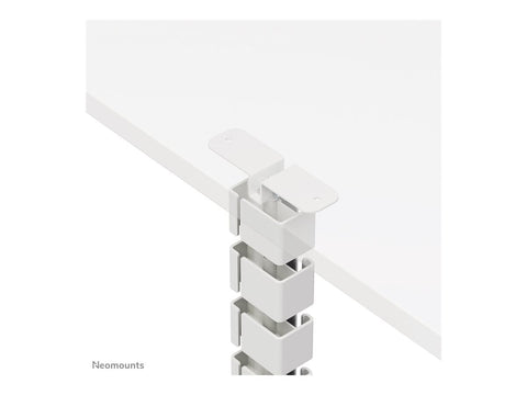 NEOMOUNTS Cable Spine Organizer for sit/stand desk frames screw mounted white