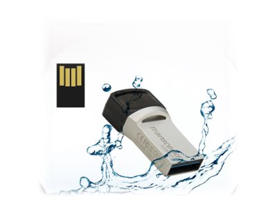 TRANSCEND 128Go Clé USB3.1 Gen 1- On TheGo - Type A et C - Argentée