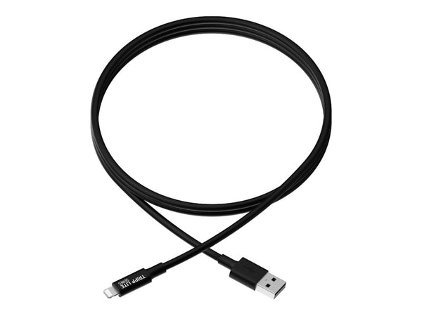 EATON TRIPPLITE USB-A to Lightning Sync/Charge Cable MFi Certified - Black M/M USB 2.0 10ft. 3.05m