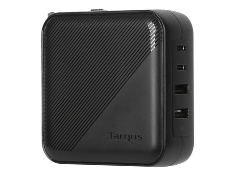 TARGUS 100W Gan Charger Multi port with travel adapters