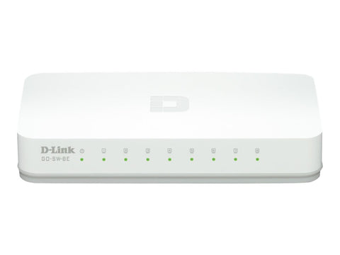 D-LINK Mini switch 8 Ports 10/100Mbps format de bureau - D-Link GREEN
