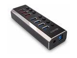 LINDY 4 Port USB 3.0 Hub with 3 Quick Charge 3.0 Ports