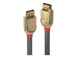 LINDY 5m DisplayPort Cable Gold Line Resolution: 4096x2160 60Hz 4:4:4 10bit