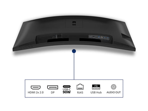 PHILIPS 34B2U3600C/00 34p Curved Monitor 3440x1440 HDMI DP USB