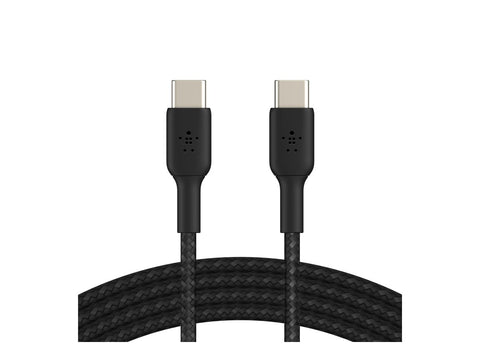BELKIN BOOST CHARGE USB-C to USB-C 2.0 Cable Braided 1M Black