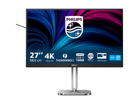 PHILIPS 27B2U6903/00 Ecran 27p UHD LED 16:9 IPS 75Hz 2xHDMI 2.0 DP 1.4 USB-C 3.2 Gen2
