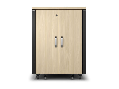 APC NetShelter Soundproof Server Rack 17U 230V 1000H x 750W x 1134D mm Maple