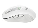 LOGITECH Signature M650 L Mouse large size optical 5 buttons wireless Bluetooth 2.4 GHz Bolt USB receiver off-white