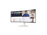 LG 38WR85QC-W UltraWide Écran LED - incurvé - 38i- 3840 x 1600 WQHD+ 144 Hz - Nano IPS - 450 cd/m2 - 1ms- 2xHDMI- DP - USB-C blanc
