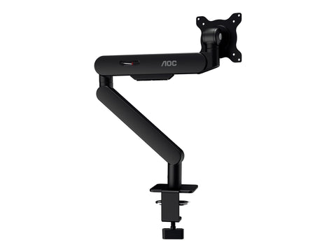 AOC AM400 bras réglable - pour écran plat - alliage d'aluminium - noir - Taille d'écran : 17"-34" - montrable sur bureau