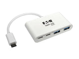EATON TRIPPLITE 4-Port USB-C Hub USB C to 2x USB-A 2x USB-C USB 3.0 White