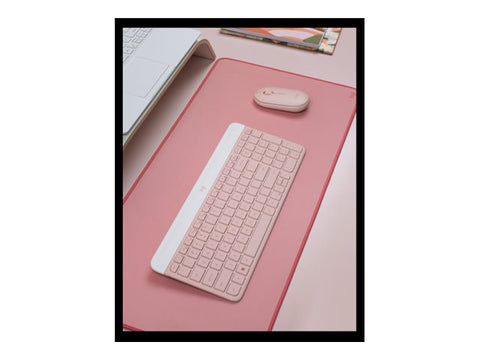 LOGITECH MK470 Slim Combo - ROSE - (FRA) - CENTRAL-419