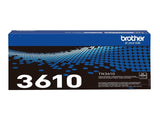 BROTHER TN-3610 Super High Yield Black Toner Cartridge Prints 18.000 pages