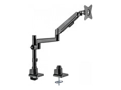 MCL Support écran bureau à amortisseur 1 écran jusquà 32p/9Kg Noir