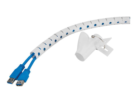 NEOMOUNTS Spiral Cable Wrap 20mm multiple cables white