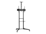 NEOMOUNTS FL50-550BL1 Support au sol mobile pour écran 37-70p - étagère multimédia et support caméra inclus