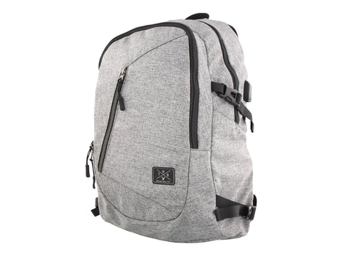 TNB WILD - Backpack with multiple pockets - mottled grey