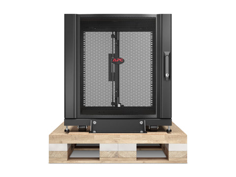 APC NetShelter SX 12U Server Rack Enclosure 600mm x 1070mm w/ Sides Black Shock Packaging
