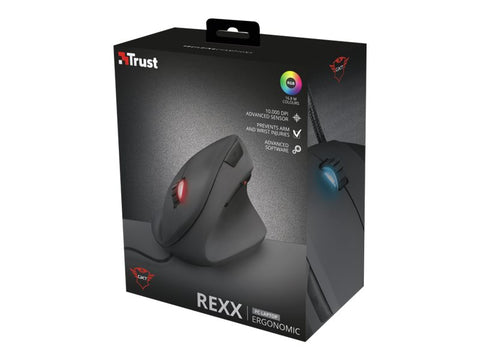 TRUST Souris gaming filaire REXX Ergonomique - GXT144
