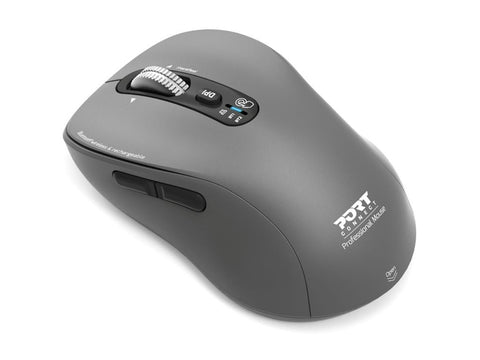 PORT DESIGNS Pack Keyboard Compact + Mouse Expert Rechargeable Combo BT+RF (FR)