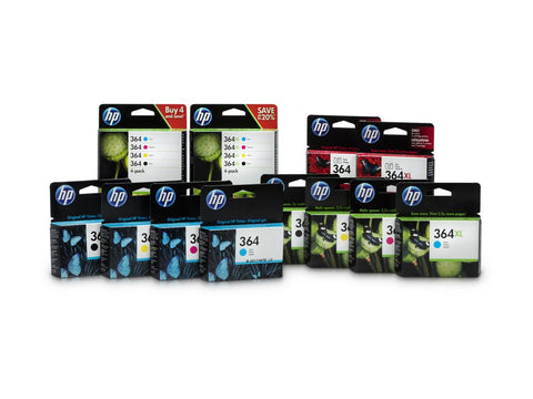 HP 364 original Ink cartridge CB318EE BA1 cyan standard capacity 3ml 300 pages 1-pack with Vivera Ink cartridge