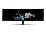 SAMSUNG C49HG90DMU 49in 32:9 Curved 1800R 3840x1080 VA QLED HDR 1ms MPRT 144Hz HDMIx2 DP Dual hinge height adj stand VESA