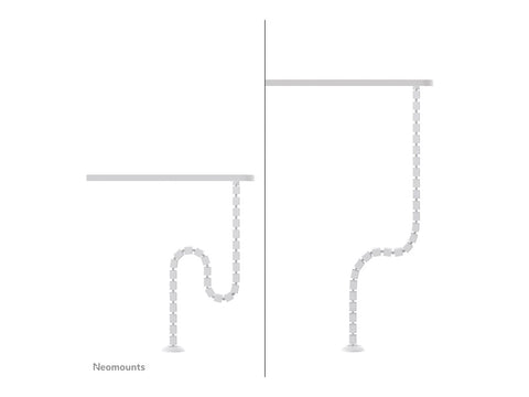 NEOMOUNTS Cable Spine Organizer for sit/stand desk frames screw mounted white