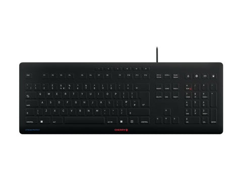 CHERRY Stream Protect Corded Keyboard (GB)