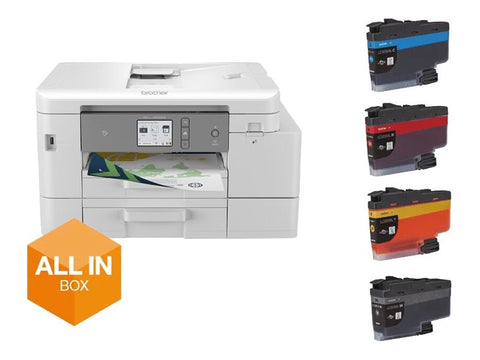 BROTHER MFC-J4540DWXL MFP colour ink-jet A4 13ppmcopy 20ppm print 150 sheets 14.4 Kbps USB 2.0 LAN Wi-Fi NFC
