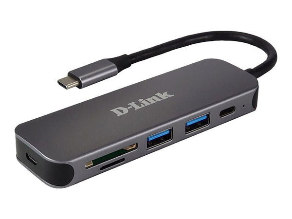 D-LINK 5in1 USB-C Hub with Card Reader