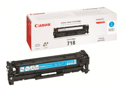 CANON 718 cartouche de toner cyan capacité standard 2.900 pages pack de 1
