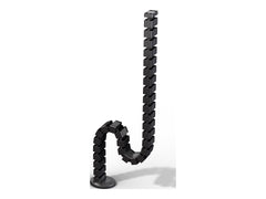 FELLOWES Cable tube 130cm with weighted base plate Black