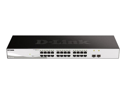 D-LINK 26-Port Layer2 Smart Managed Gigabit Switch dlink green 24x 10/100/1000Mbit/s TP RJ-45 Port2x 100/1000Mbit/s SFP Slot802.3x
