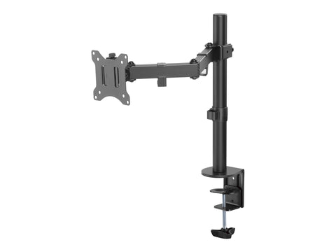 TNB ERGO Line Single Height Adjustable Monitor Stand Screen Pole With Simple Articulation And Height Adjustment